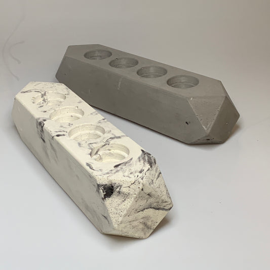 porta oli essenziali in cemento